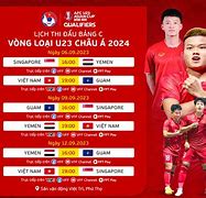 Lịch Thi Đấu Asian Cup 2023 Việt Nam U23