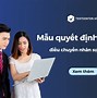 Mẫu Quyết Định Nhân Sự